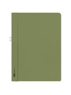 Elba Klemmhandmappe ohne Deckel - A4, 10 Blatt, Manilakarton (RC), grün
