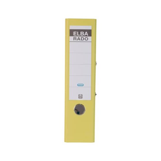 Elba Ordner rado brillant -  Acrylat/Papier, A4, 80 mm, gelb