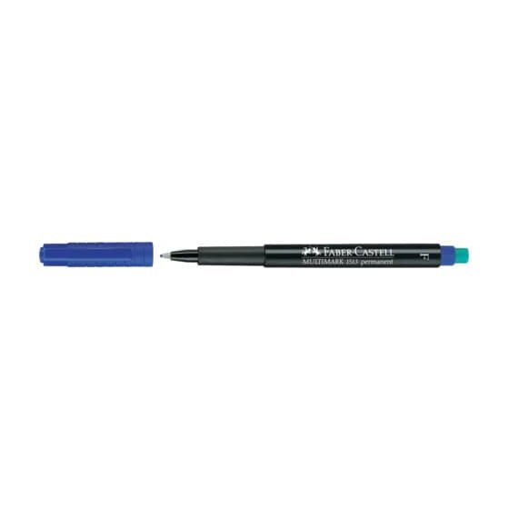 Faber-Castell CD-Marker MULTIMARK - permanent, F, blau
