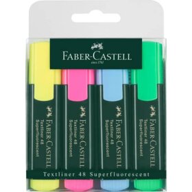 Faber-Castell Textmarker 48 REFILL - nachfüllbar, 4...