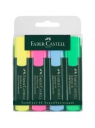 Faber-Castell Textmarker 48 REFILL - nachfüllbar, 4 Farben im Etui