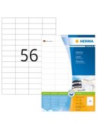 Herma 4273 Etiketten Premium A4, weiß 52,5x21,2 mm Papier matt 5600 St.