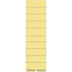 Leitz 1901 Blanko-Schildchen - Karton, 100 Stück, gelb