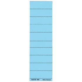 Leitz 1901 Blanko-Schildchen - Karton, 100 Stück, blau