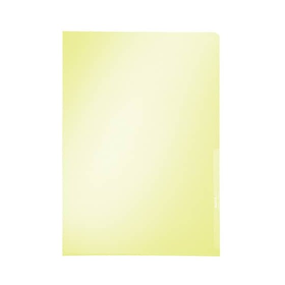 Leitz 4100 Sichthülle Premium, A4, PVC, dokumentenecht, gelb