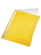Leitz 4191 Schnellhefter - A4, langes Beschriftungsfeld, PVC, gelb