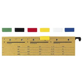 Leitz 6069 Signalreiter ALPHA®, 50 Stück, gelb
