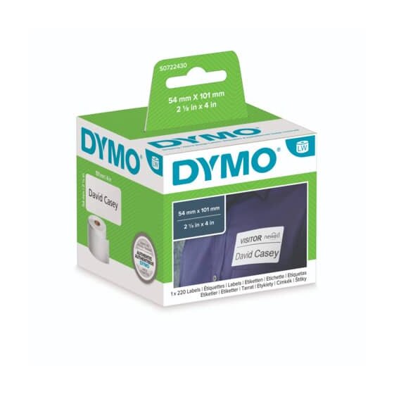 Dymo® LabelWriter™ Etikettenrollen - Versandetikett, 54 x 101 mm, weiß
