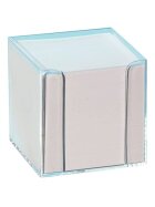 Folia Notizboxen - glasklar, ca. 700 Blatt - weiß, lose