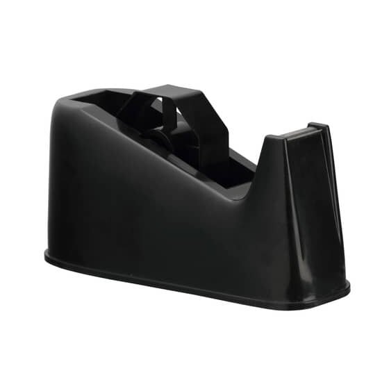 Q-Connect® Tischabroller - für Rollen bis 25 mm x 66 m, schwarz