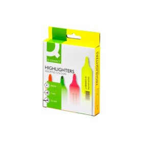 Q-Connect® Textmarker - ca. 2 - 5 mm, 4er Pack
