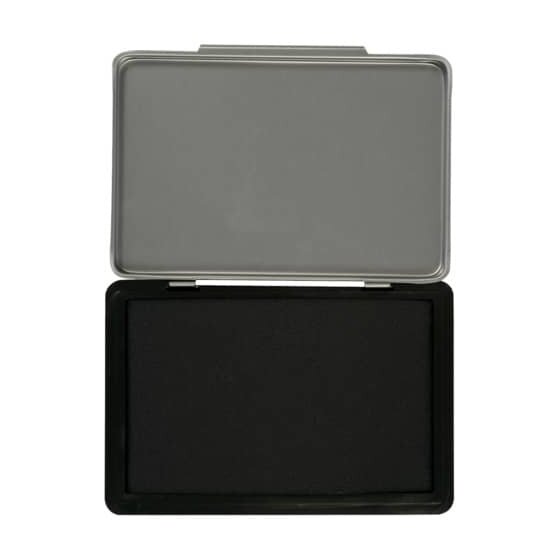 Q-Connect® Metall-Stempelkissen Größe 2 - schwarz