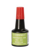 Q-Connect® Stempelfarbe - ohne Öl, 28 ml, rot