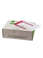 Q-Connect D-Clip/ Magi-Clip Archivbinder - 8 cm, 100 Stück, rot