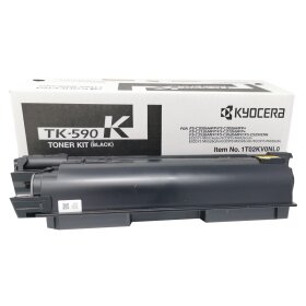 Toner-Kit TK-590K, für Kyocera Drucker, ca. 7.000 Seiten, schwarz