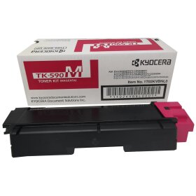 Toner-Kit TK-590M, für Kyocera Drucker, ca. 5.000 Seiten, magenta