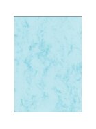 SIGEL Marmor-Papier, blau, A4, 90 g/qm, 100 Blatt