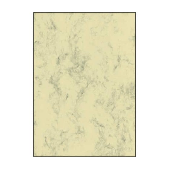 SIGEL Marmor-Papier, beige, A4, 90 g/qm, 100 Blatt