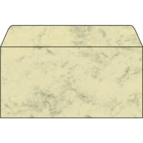 SIGEL Umschlag, Marmor beige, DIN lang (110x220 mm), 90...