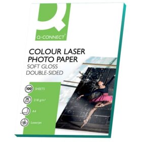 Q-Connect® Colour Laser Fotopapier - A4, 210 g/qm,...