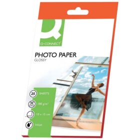 Q-Connect® Inkjet-Photopapiere - 10x15 cm,...