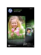 Hewlett Packard (HP) Fotopapier Standard - 10x15 cm, glänzend, 200 g/qm, 100 Blatt
