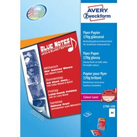 Avery Zweckform® 2790-100 Colour Laser Flyer-Papier,...
