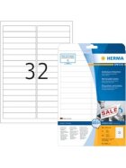 Herma 4209 Etiketten A4 weiß 96x16,9 mm Movables/ablösbar Papier matt 800 St.