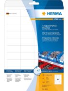 Herma 4690 Etiketten strapazierfähig A4 weiß 48,3x25,4 mm extrem stark haftend Folie matt 1100 St.