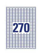 Avery Zweckform® L4730REV-25 Universal-Etiketten - 17,8 x 10 mm, weiß, 8.100 Etiketten/30 Blatt, wiederablösbar