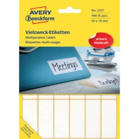 Avery Zweckform® 3327 Universal-Etiketten - 50 x 19...