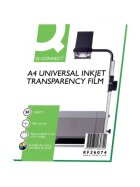 Q-Connect® Inkjet-Folien m. Sensorstreifen - A4, 0,10 mm, 50 Folien