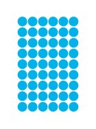 Avery Zweckform® 3142 Markierungspunkte - Ø 12 mm, 5 Blatt/270 Etiketten, blau