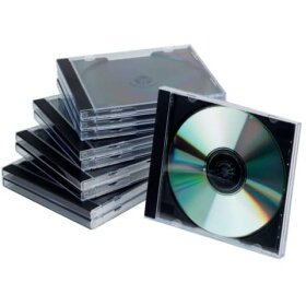 Q-Connect® CD-Boxen Standard - Hardbox für 1...
