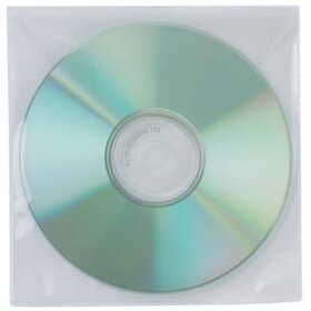 Q-Connect® CD/DVD-Hüllen - Ungelocht,...