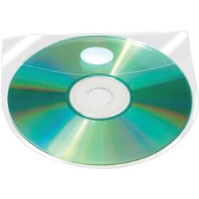 Q-Connect® CD/DVD-Hüllen selbstklebend - mit...