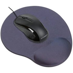 Q-Connect® Gel-Mousepad - schwarz