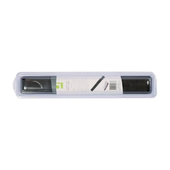 Q-Connect® Gel-Tastatur-Handgelenkauflagen - grau-transparent