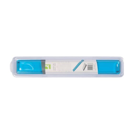 Q-Connect® Gel-Tastatur-Handgelenkauflagen - blau-transparent