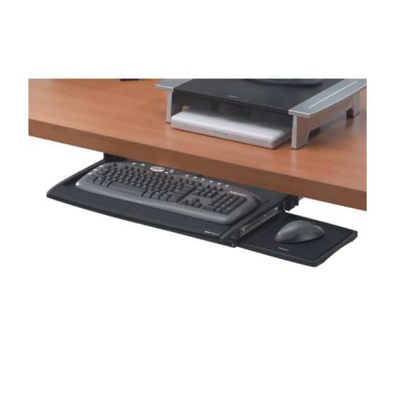 Fellowes® Verstellbare Tastaturschublade mit Mausablage