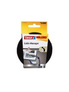 Tesa® On & Off Cable Manager, 5 m x 10 mm, schwarz, universal