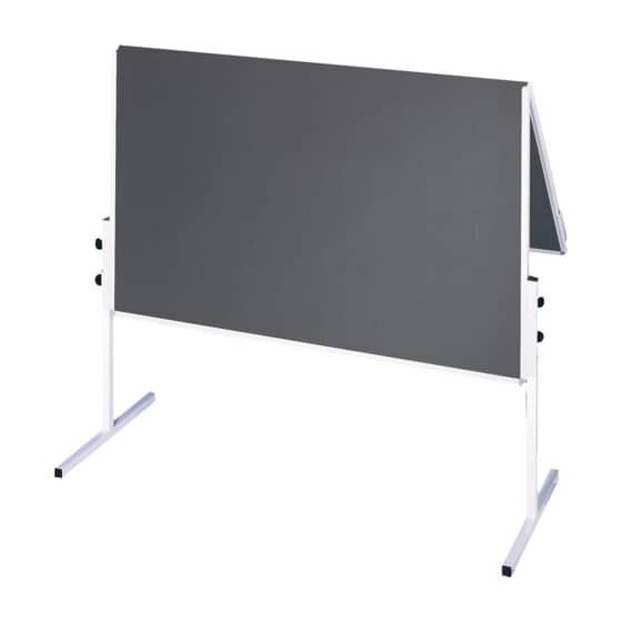 Franken X-tra!Line® Moderationstafel - 120 x 150 cm, grau/Filz, klappbar