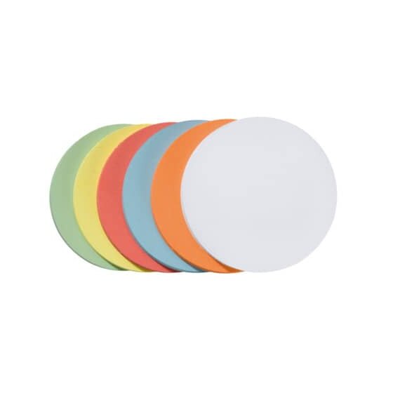 Franken selbstklebende Moderationskarte - Kreis groß, 195 mm, sortiert, 300 Stück