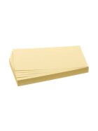 Franken Moderationskarte - Rechteck, 205 x 95 mm, gelb, 500 Stück