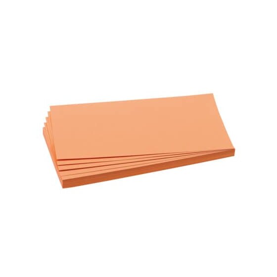 Franken Moderationskarte - Rechteck, 205 x 95 mm, orange, 500 Stück