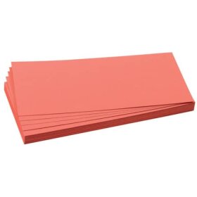 Franken Moderationskarte - Rechteck, 205 x 95 mm, rot,...