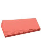 Franken Moderationskarte - Rechteck, 205 x 95 mm, rot, 500 Stück