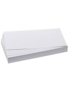 Franken Moderationskarte - Rechteck, 205 x 95 mm, weiß, 500 Stück