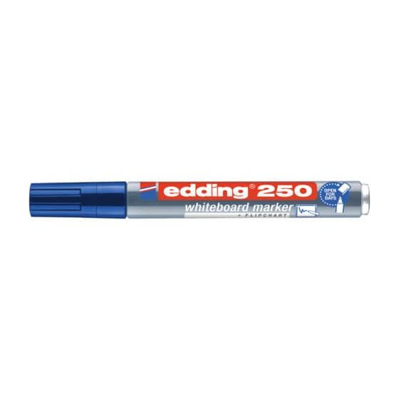Edding 250 Boardmarker - nachfüllbar, 1,5 - 3 mm, blau