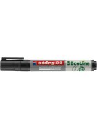 Edding 28 Boardmarker EcoLine - nachfüllbar, 1,5 - 3 mm, schwarz